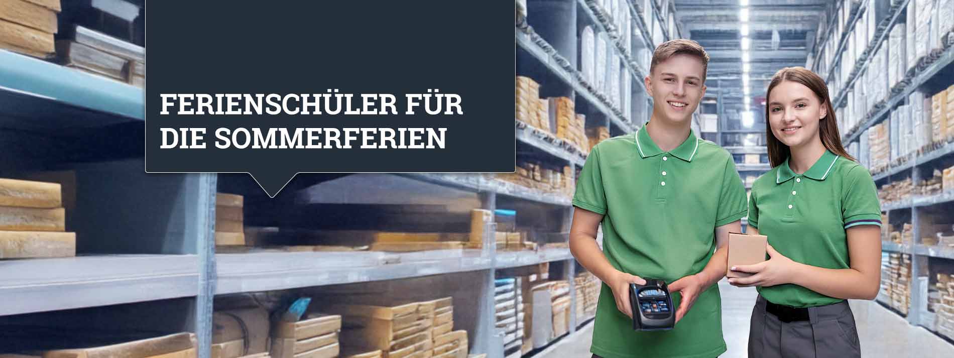 Zwei juge Menschen in einem Lager, Test Ferienschüler für die Sommerferien